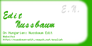 edit nussbaum business card